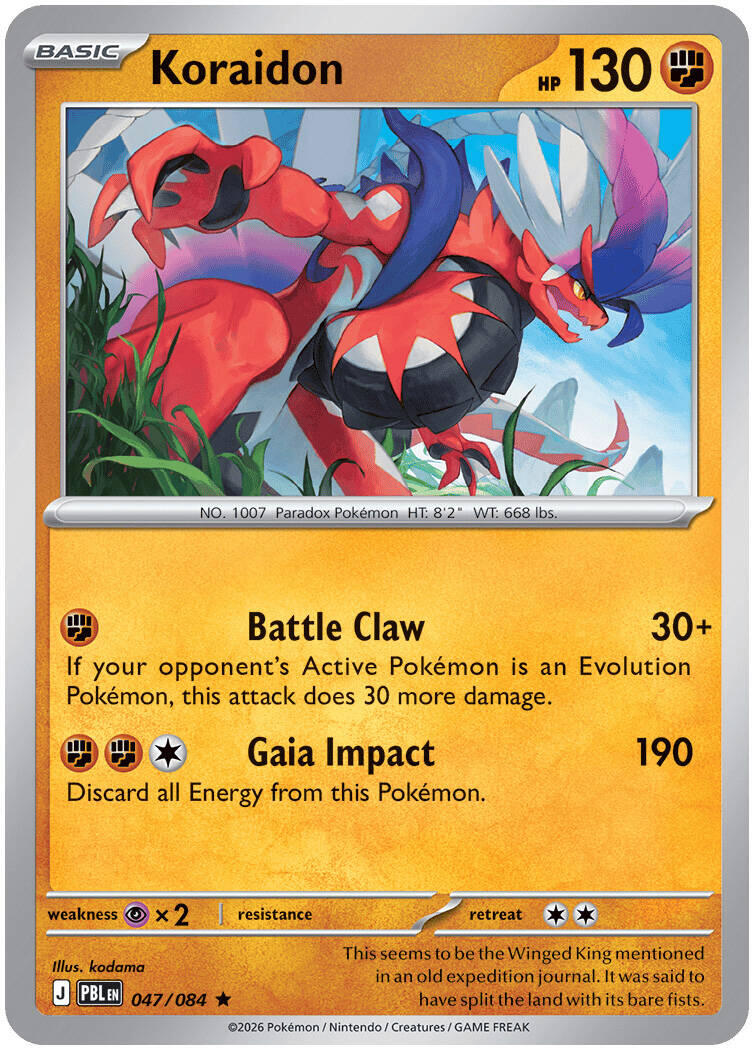 Koraidon (047/084) [Mega Evolution: Pitch Black] | Anubis Games and Hobby
