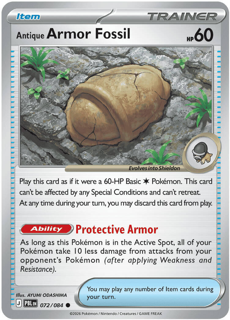 Antique Armor Fossil (072/084) [Mega Evolution: Pitch Black] | Anubis Games and Hobby