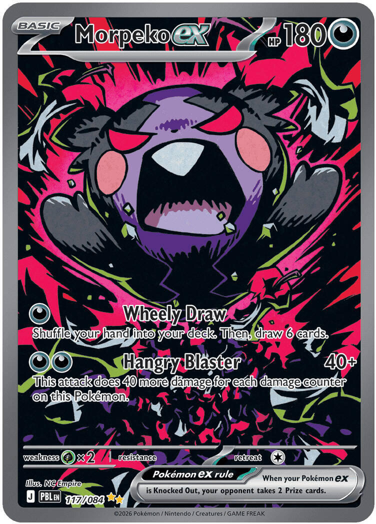 Morpeko ex (117/084) [Mega Evolution: Pitch Black] | Anubis Games and Hobby