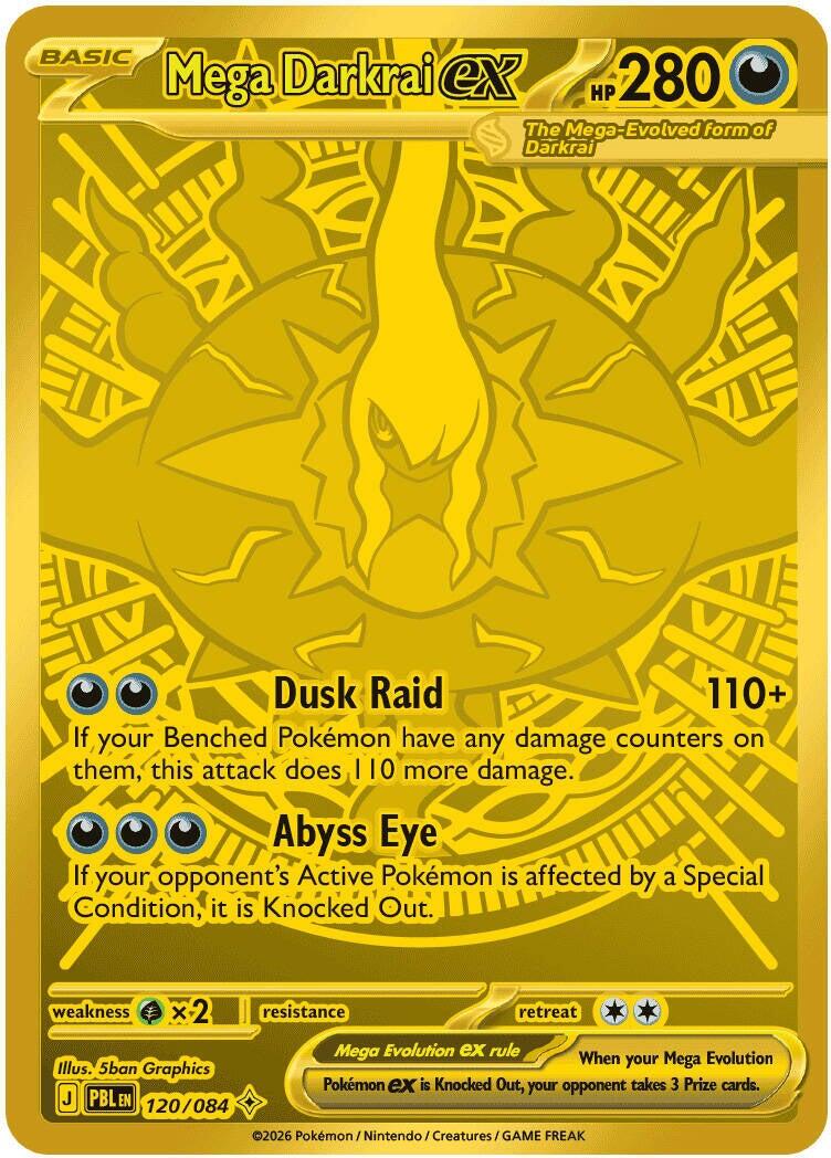 Mega Darkrai ex (120/084) [Mega Evolution: Pitch Black] | Anubis Games and Hobby
