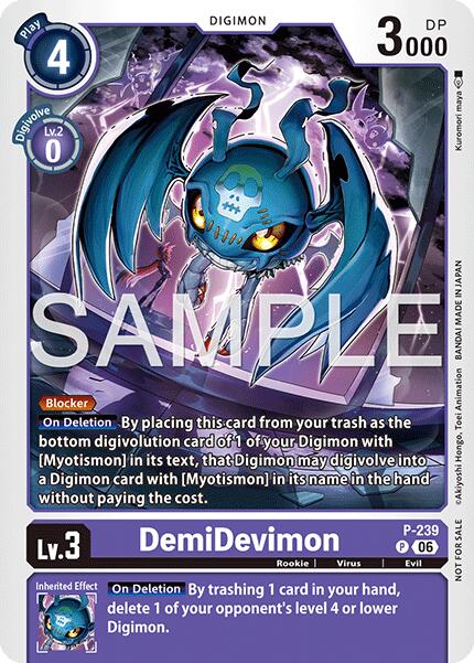 DemiDevimon [P-239] (Official Store Tournament 2026 Vol. 3 Participant) [Promotional Cards] | Anubis Games and Hobby