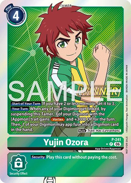 Yujin Ozora [P-241] (Official Store Tournament 2026 Vol. 3 Winner) [Promotional Cards] | Anubis Games and Hobby