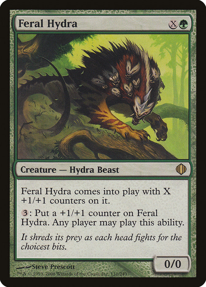 Feral Hydra (Oversized) [Oversize Cards] | Anubis Games and Hobby