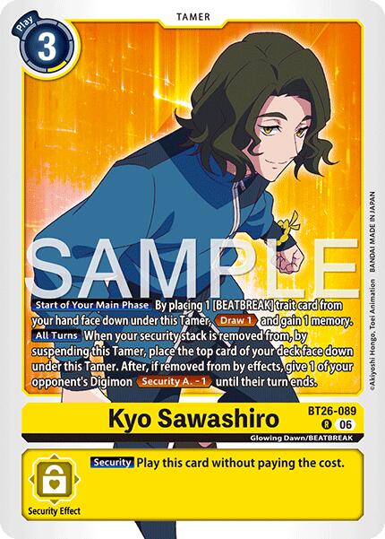 Kyo Sawashiro [BT26-089] [Timeless Bonds] | Anubis Games and Hobby