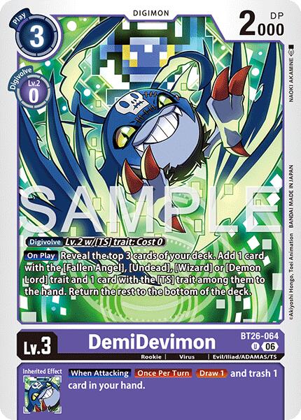 DemiDevimon [BT26-064] [Timeless Bonds] | Anubis Games and Hobby