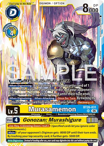 Murasamemon // Gonozan: Murashigure [BT26-031] [Timeless Bonds] | Anubis Games and Hobby