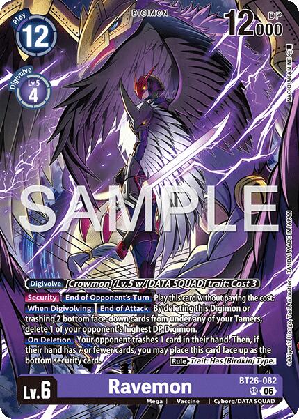 Ravemon [BT26-082] [Timeless Bonds] | Anubis Games and Hobby