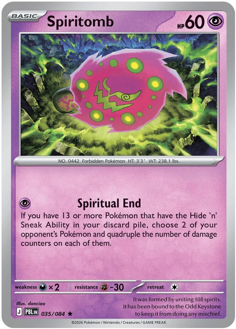 Spiritomb (035/084) (Deck Exclusive) [Mega Evolution: Pitch Black] | Anubis Games and Hobby