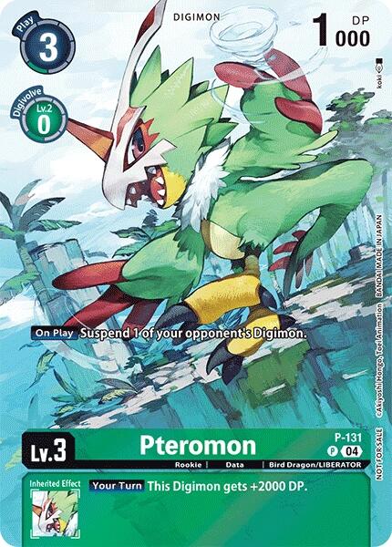 Pteromon [P-131] (Digimon Liberator D-Storage Set) [Promotional Cards] | Anubis Games and Hobby