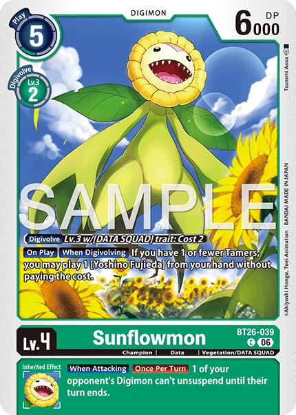 Sunflowmon [BT26-039] [Timeless Bonds] | Anubis Games and Hobby