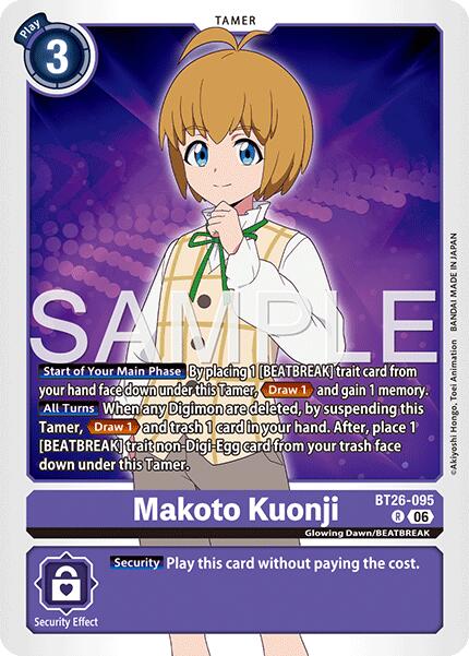 Makoto Kuonji [BT26-095] [Timeless Bonds] | Anubis Games and Hobby