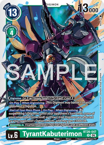 TyrantKabuterimon [BT26-047] [Timeless Bonds] | Anubis Games and Hobby