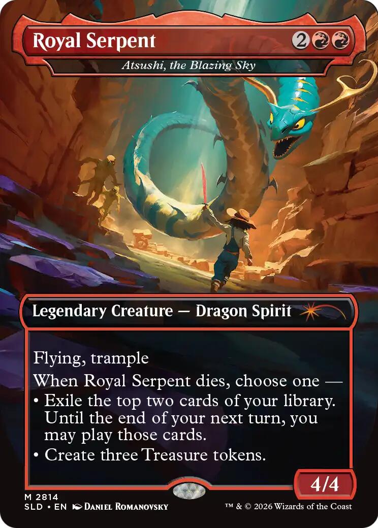 Royal Serpent - Atsushi, the Blazing Sky [Secret Lair Drop Series] | Anubis Games and Hobby