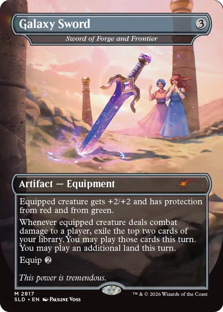 Galaxy Sword - Sword of Forge and Frontier [Secret Lair Drop Series] | Anubis Games and Hobby