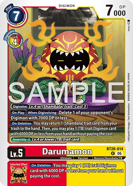 Darumamon [BT26-014] [Timeless Bonds] | Anubis Games and Hobby