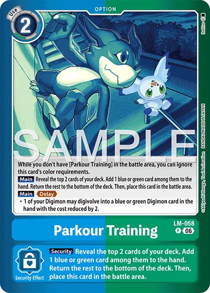 Parkour Training [LM-058] [Limited Card Pack -Final Crest-] | Anubis Games and Hobby
