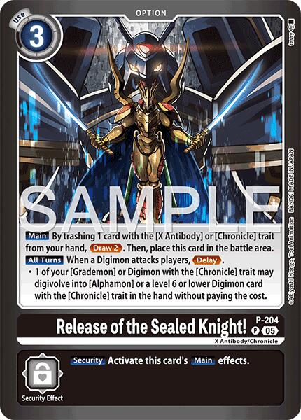 Release of the Sealed Knight! [P-204] [Limited Card Pack -Final Crest-] | Anubis Games and Hobby