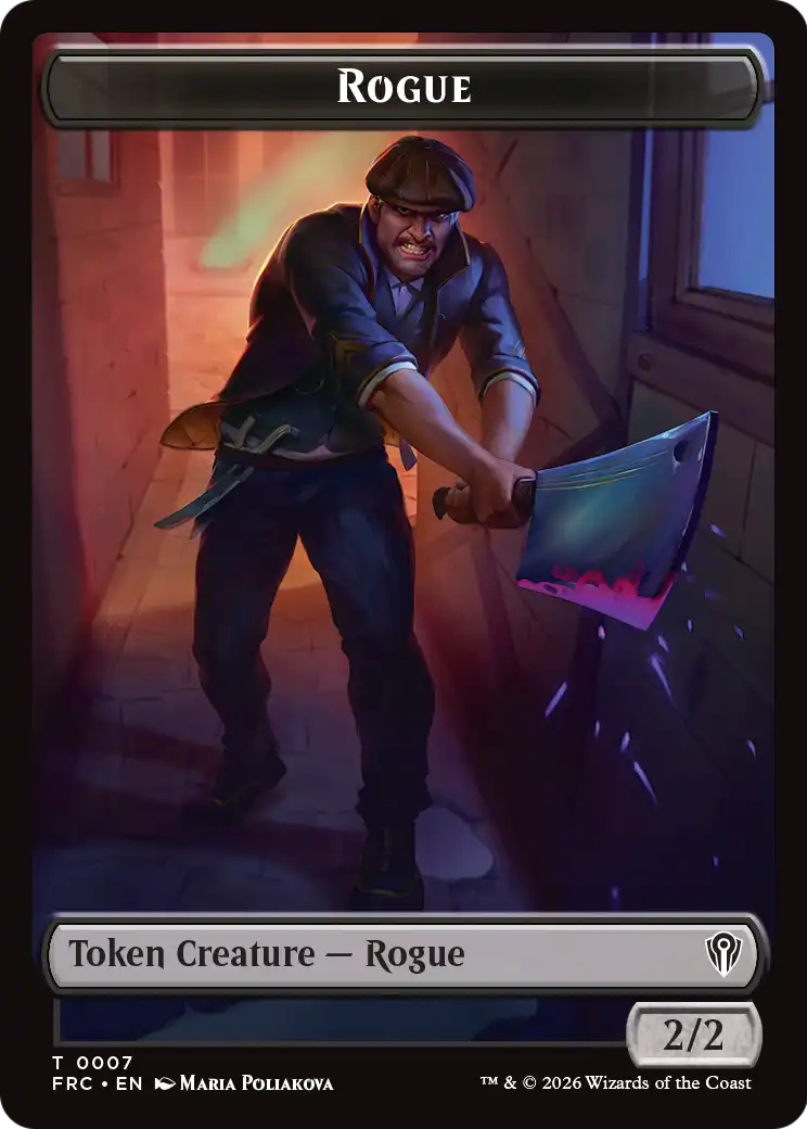 Insect // Rogue Double-Sided Token [Reality Fracture Commander Tokens] | Anubis Games and Hobby