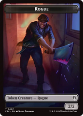 Insect // Rogue Double-Sided Token [Reality Fracture Commander Tokens] | Anubis Games and Hobby