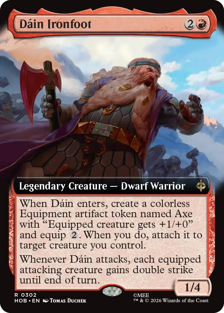 Dain Ironfoot (Extended Art) [The Hobbit] | Anubis Games and Hobby