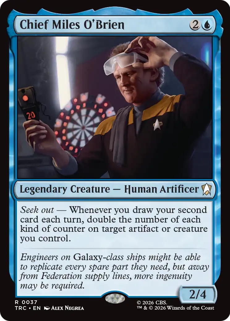 Chief Miles O'Brien (Surge Foil) [Star Trek Commander] | Anubis Games and Hobby