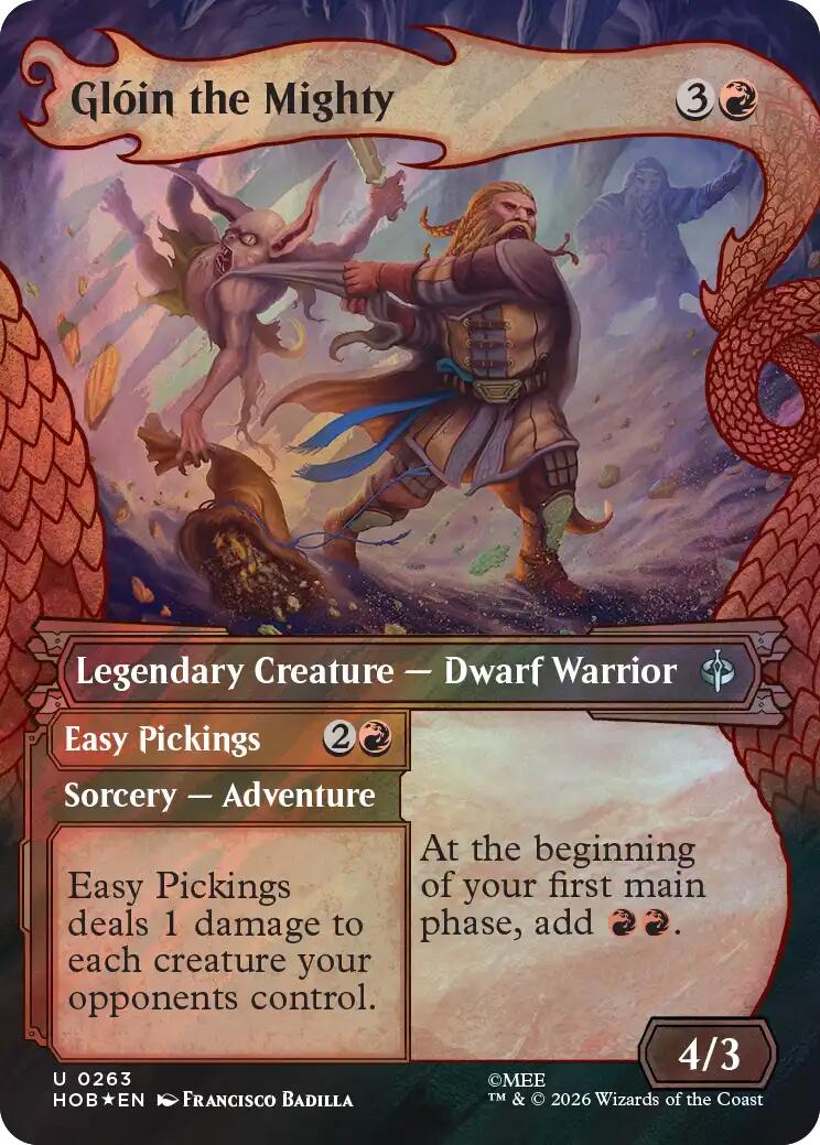 Gloin the Mighty (Showcase) (Surge Foil) [The Hobbit] | Anubis Games and Hobby