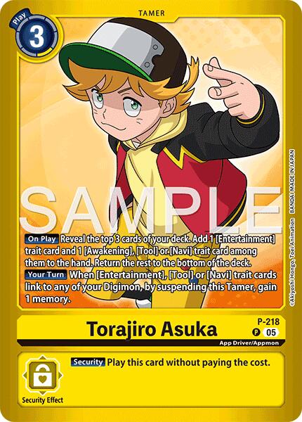 Torajiro Asuka [P-218] [Limited Card Pack -Final Crest-] | Anubis Games and Hobby