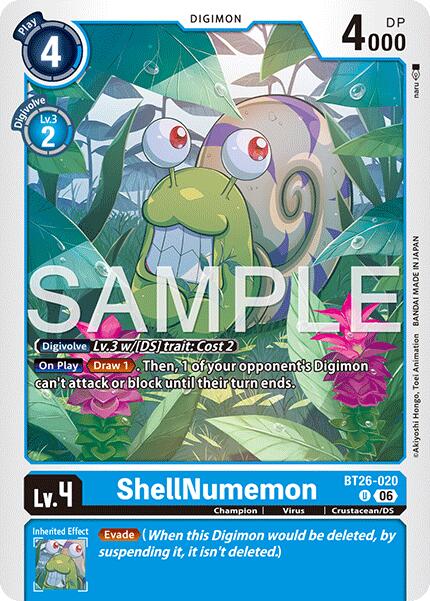ShellNumemon [BT26-020] [Timeless Bonds] | Anubis Games and Hobby