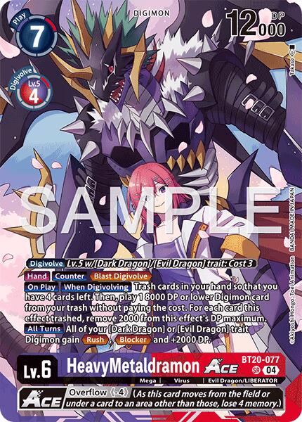 HeavyMetaldramon ACE [BT20-077] [Limited Card Pack -Final Crest-] | Anubis Games and Hobby