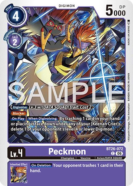 Peckmon [BT26-072] [Timeless Bonds] | Anubis Games and Hobby