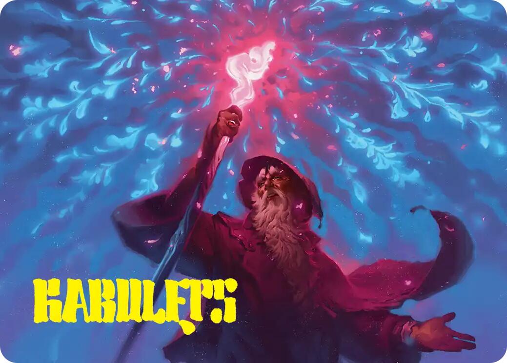 Wizard's Staff Art Card (Gold-Stamped Signature) [The Hobbit Art Series] | Anubis Games and Hobby