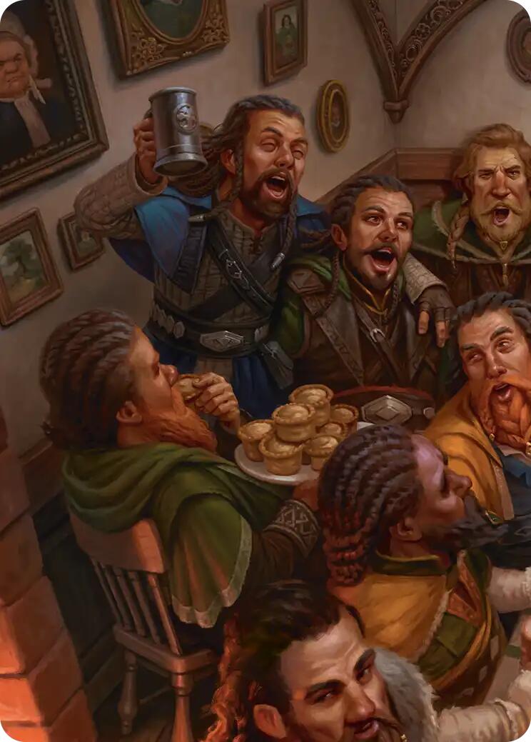 Fili and Kili, Joyous Art Card (1/12) [The Hobbit Art Series] | Anubis Games and Hobby