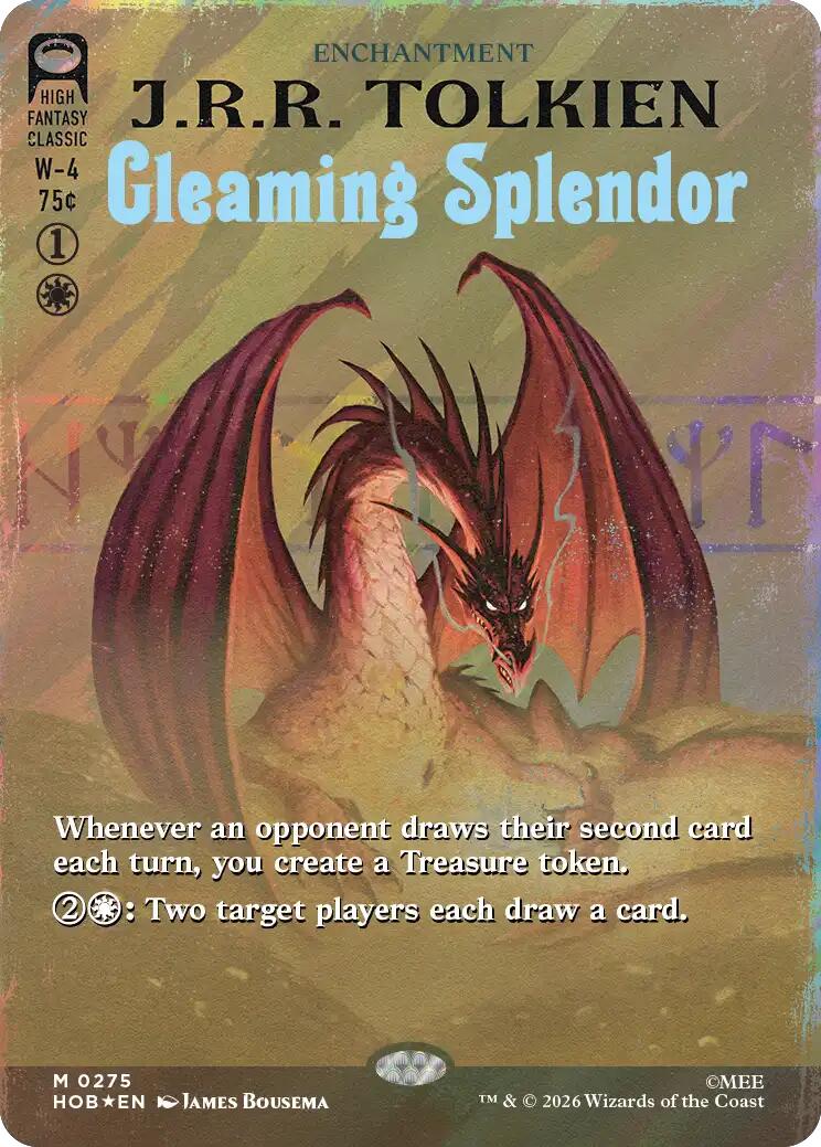 Gleaming Splendor (Borderless) (Surge Foil) [The Hobbit] | Anubis Games and Hobby