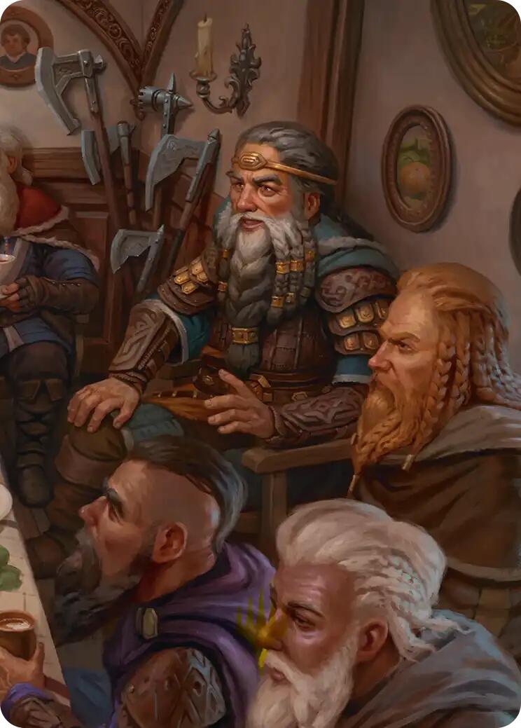 Thorin, King of Durin's Folk Art Card (3/12) [The Hobbit Art Series] | Anubis Games and Hobby