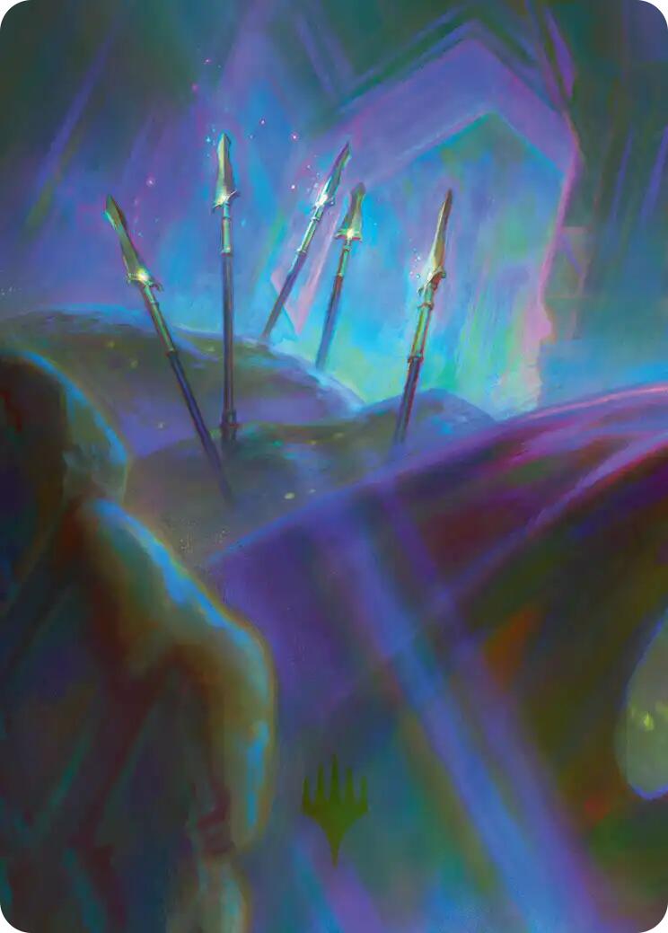 Long-Lost Lances Art Card (7/12) [The Hobbit Art Series] | Anubis Games and Hobby