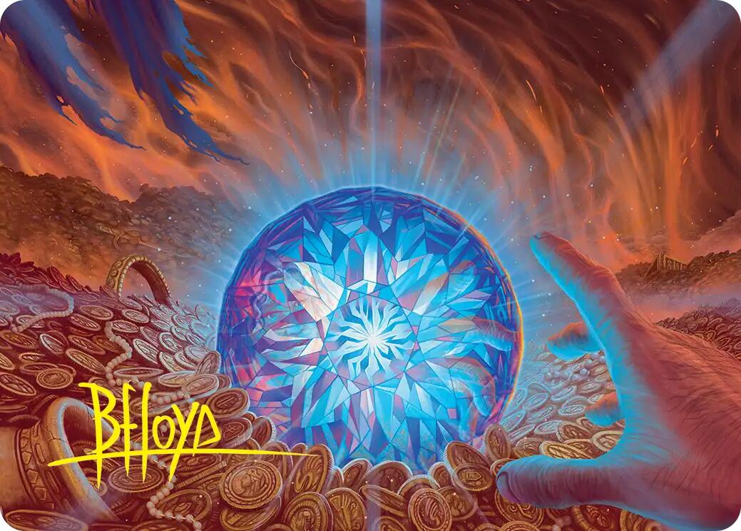 The Arkenstone Art Card (Gold-Stamped Signature) [The Hobbit Art Series] | Anubis Games and Hobby