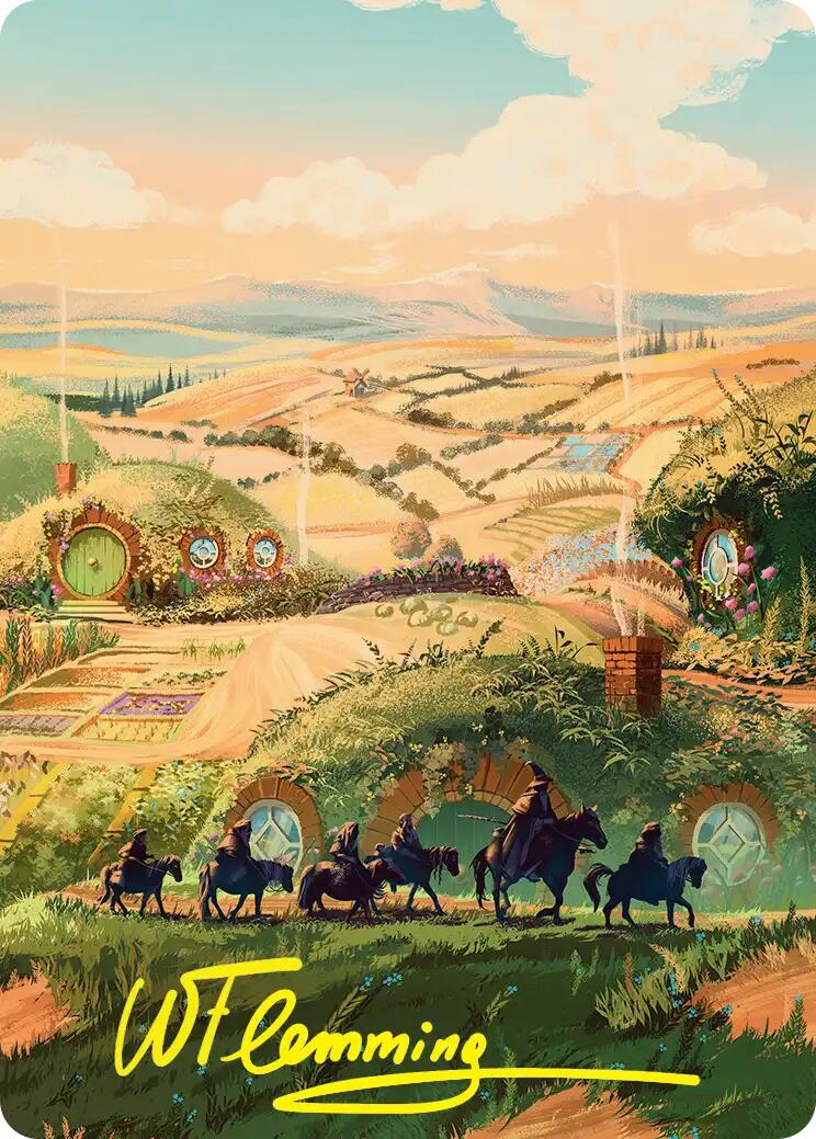 Plains Art Card (Gold-Stamped Signature) [The Hobbit Art Series] | Anubis Games and Hobby
