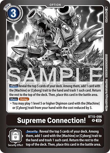 Supreme Connection! [BT15-096] [Limited Card Pack -Final Crest-] | Anubis Games and Hobby