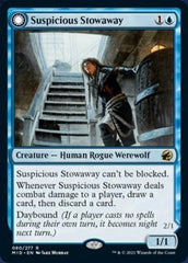 Suspicious Stowaway // Seafaring Werewolf [Innistrad: Midnight Hunt] | Anubis Games and Hobby