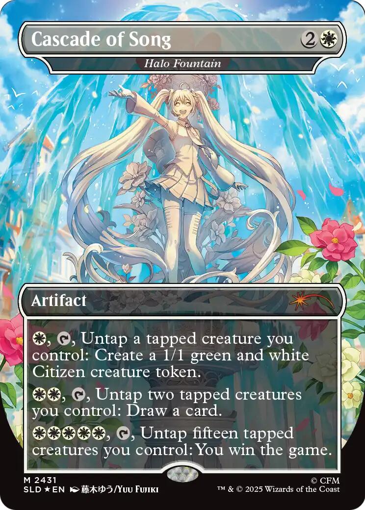 Cascade of Song - Halo Fountain [Secret Lair Drop Series] | Anubis Games and Hobby