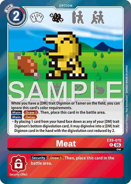 Meat [EX9-070] [Limited Card Pack -Final Crest-] | Anubis Games and Hobby