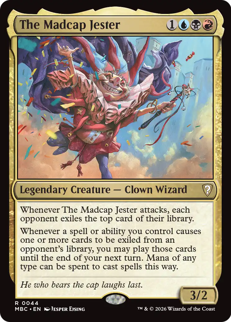 The Madcap Jester [Mystery Booster: Commander Edition] | Anubis Games and Hobby
