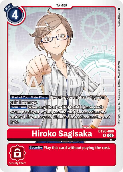 Hiroko Sagisaka [BT26-088] [Timeless Bonds] | Anubis Games and Hobby