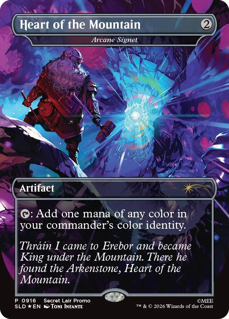 Heart of the Mountain - Arcane Signet [Secret Lair Drop Series] | Anubis Games and Hobby