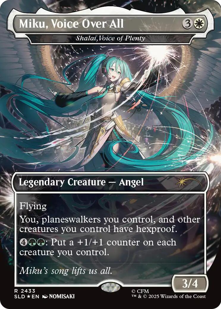 Miku, Voice Over All - Shalai, Voice of Plenty [Secret Lair Drop Series] | Anubis Games and Hobby