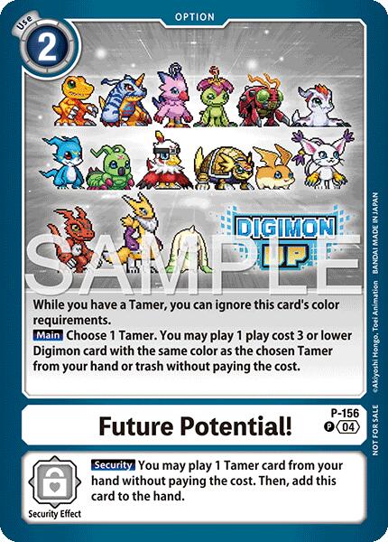 Future Potential! [P-156] (DIGIMON UP July 2026 Giveaway) [Promotional Cards] | Anubis Games and Hobby