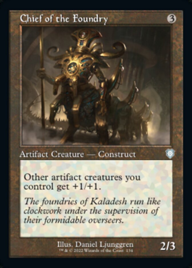 Chief of the Foundry (Retro) [The Brothers' War Commander] | Anubis Games and Hobby