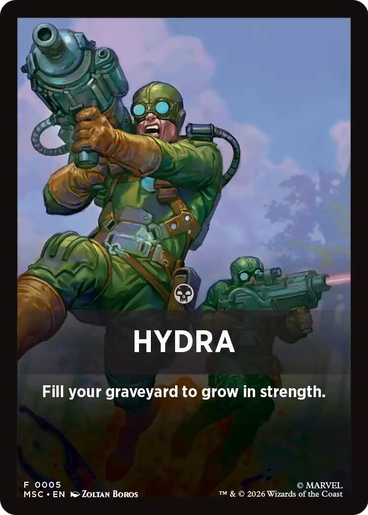 Hydra Theme Card (0005) [Marvel Super Heroes Commander] | Anubis Games and Hobby
