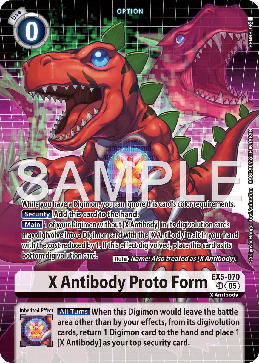 X Antibody Proto Form [EX5-070] (Tamer's Selection Box Ver. X Antibody) [Promotional Cards] | Anubis Games and Hobby