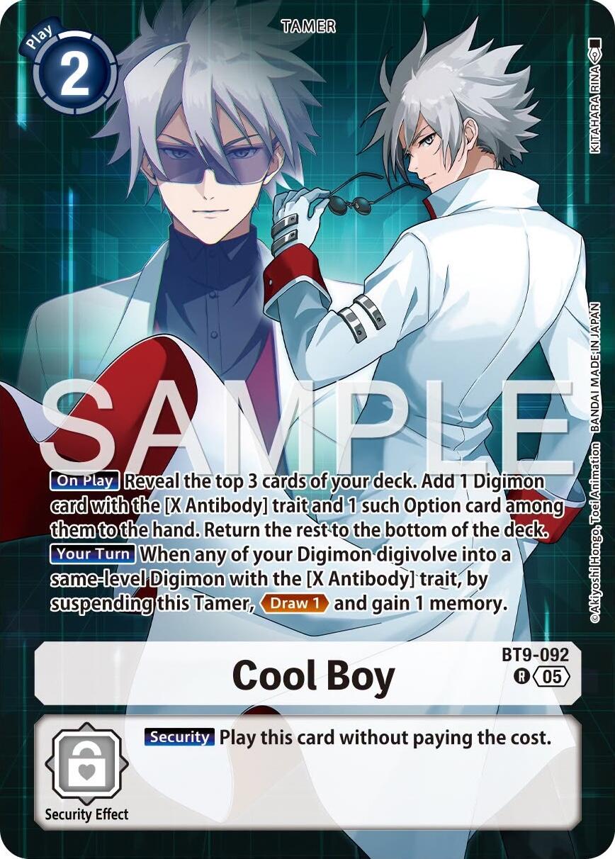 Cool Boy [BT9-092] (Tamer's Selection Box Ver. X Antibody) [Promotional Cards] | Anubis Games and Hobby